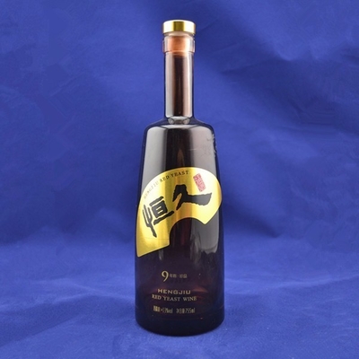 Gravur/Frost/Decal/Spray Glasflasche 750 ml/1000 ml für Wodka Whisky Brandy Rum Gin