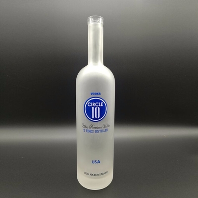 Gravur/Frost/Decal/Spray Glasflasche 750 ml/1000 ml für Wodka Whisky Brandy Rum Gin