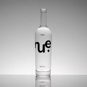 500 ml 750 ml 1000 ml Super Flint Glasflasche für industrielle Wodka Whisky Rum Gin Liquor