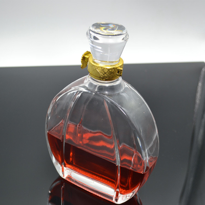 500 ml 750 ml Super Flint Glas Weißgewalze Alkohol Flasche perfekt für Wodka Brandy Rum