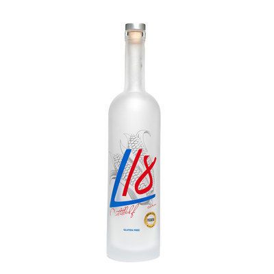 Super Flint Glasflaschen für Wodka Whisky Liquor in 500ml 700ml 75cl Frosted Material