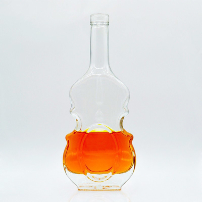Industriegetränke 700 ml klare Glasflasche mit Kork und Super-Flickenglasmaterial