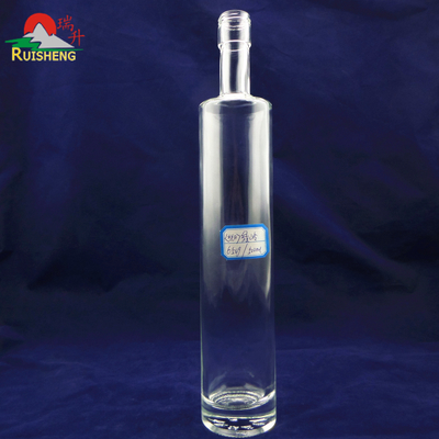 Hochfelsglasmaterial 750 ml Zylinderglasflasche für Alkohol
