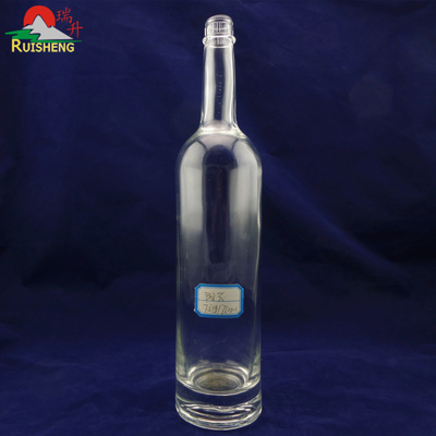 Hochfelsglasmaterial 750 ml Zylinderglasflasche für Alkohol