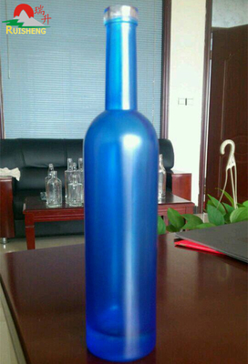 Hochfelsglasmaterial 750 ml Zylinderglasflasche für Alkohol