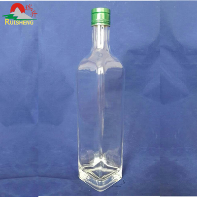 700 ml 750 ml Super Flint Französisch Quadrat Glasflasche für Alkohol SGS zertifizierte Norm