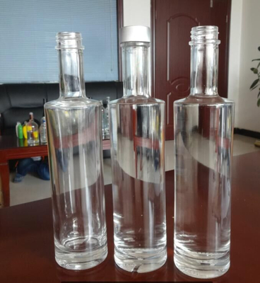 375 ml Korkkappen Plush Rotwein Glasflaschen aus Super Flint Glas für den Nutzen