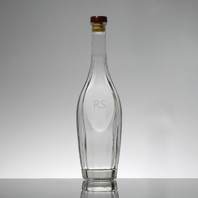 375 ml Korkkappen Plush Rotwein Glasflaschen aus Super Flint Glas für den Nutzen