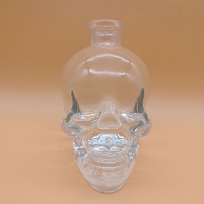 Schraubkappe Versiegelung Typ Super Flint Glas Schädel Whisky Flasche Basismaterial