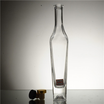 350 ml 550 ml 750 ml leere Glasflasche für Wodka Whisky Rotwein Decal Oberflächenbehandlung
