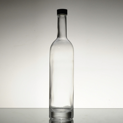 350 ml 550 ml 750 ml leere Glasflasche für Wodka Whisky Rotwein Decal Oberflächenbehandlung