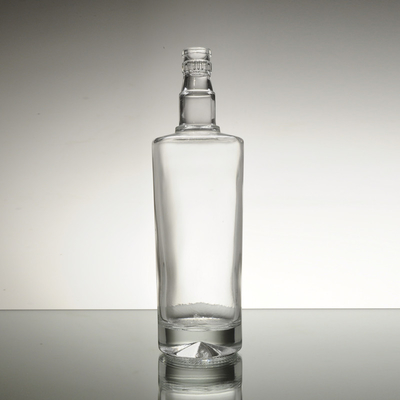 Super Flint Glasmaterial 500 ml 700 ml 750 ml leere Rum-Flasche für Getränke