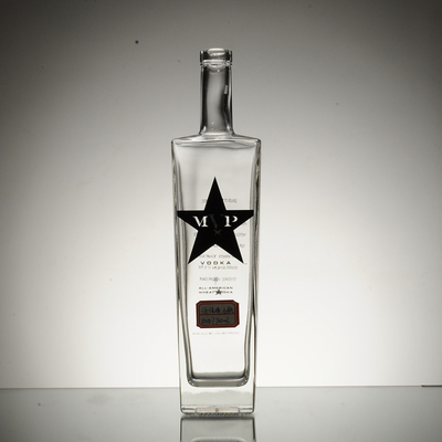 OEM Willkommen 750 ml Glas Getränke Flaschen für Wein Whisky Tequila Wodka Glas Glas
