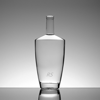Flint Wodka Whisky Korkkappe 750 ml Glas Whisky Flasche mit Korken Basis Material Glas