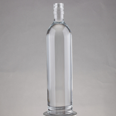 70cl 700ml Wodka-Flaschen aus Super-Flint-Glas mit dickem Untergrund und Korkdichtung