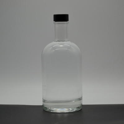 375 ml 200 ml 100 ml Flasche Glas Gin Whisky Wein Wodka Spirituosen Glasflasche mit Kork