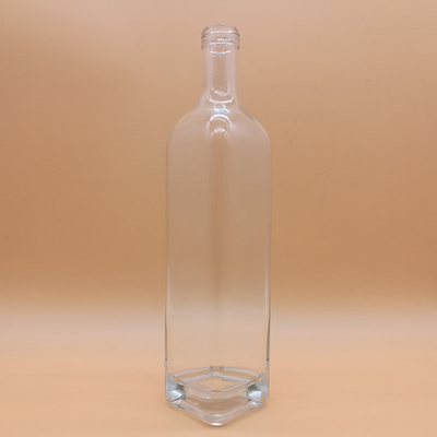 Super Flint Glasmaterial 750 ml Schraubverschluss Gin Glasflasche für die Getränkeherstellung