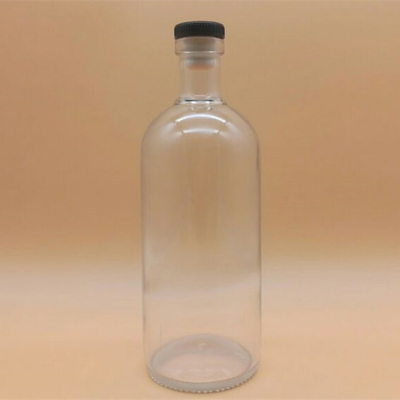 Super Flint Glasmaterial 750 ml Schraubverschluss Gin Glasflasche für die Getränkeherstellung
