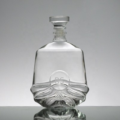1 Liter klare Glasflasche für Getränke Handelssicherung Zahlung Industriegetränke