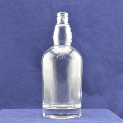 Aufgestelltes Eiffelturmglas Glasflasche mit Kork