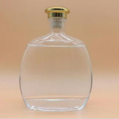 750 ml klare leere Super Flint-Flaschen mit individuellem Gewicht/Höhe