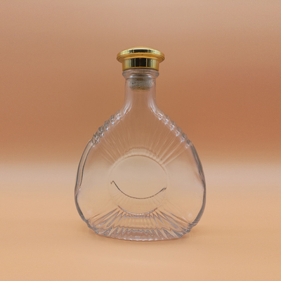 750 ml klare leere Super Flint-Flaschen mit individuellem Gewicht/Höhe