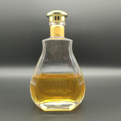 750 ml klare leere Super Flint-Flaschen mit individuellem Gewicht/Höhe