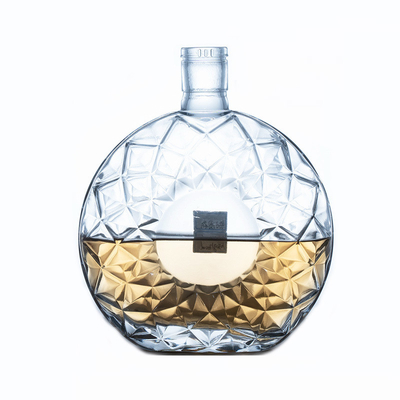 ISO14001-zertifizierte Super-Flint-Glasflaschen für die Herstellung von XO/Brandy/Whisky/Wodka
