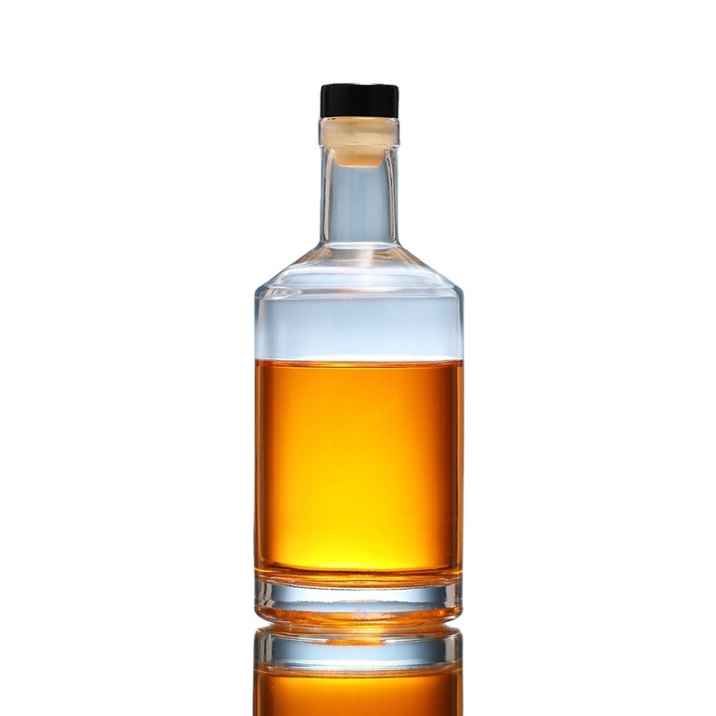 500 ml/650 ml/700 ml/750 ml/800 ml/Glas Whisky Flasche für Wodka Gin und Fruchtwein