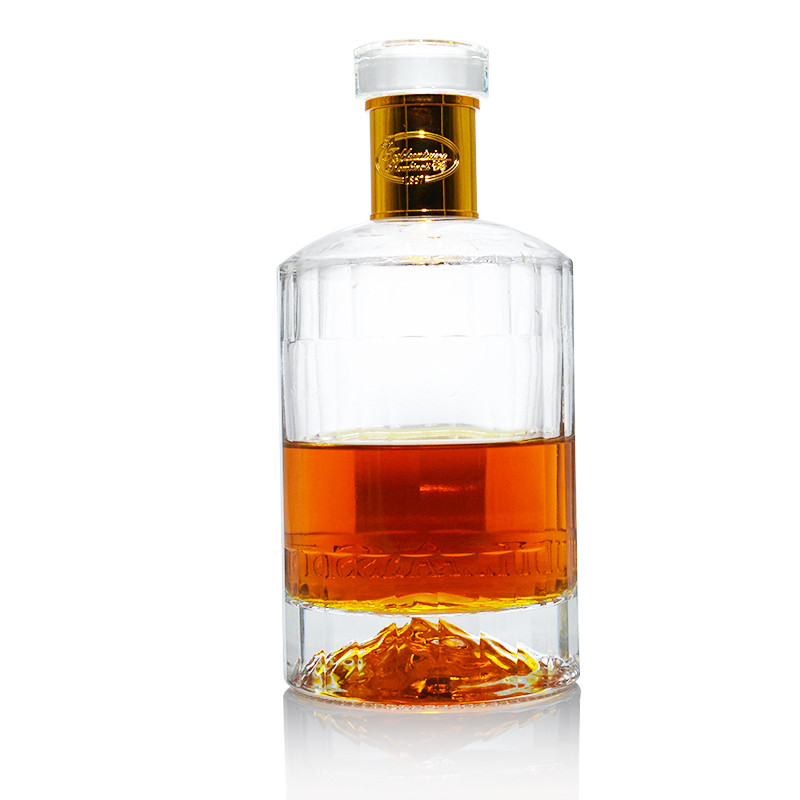 500 ml 700 ml 75 cl Super Flint Whisky Glasflasche mit kristallweißem Material bei CIF