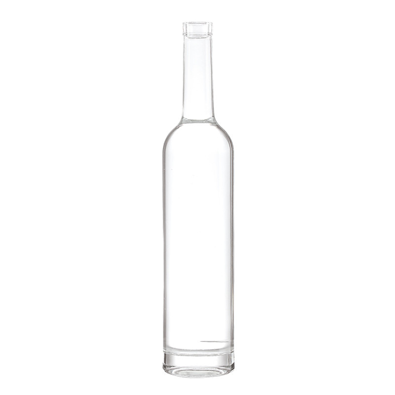 Passen Sie Ihre eigene 750 ml klare Glasflasche für Olivenöl Alkohol Wodka und erschwinglich