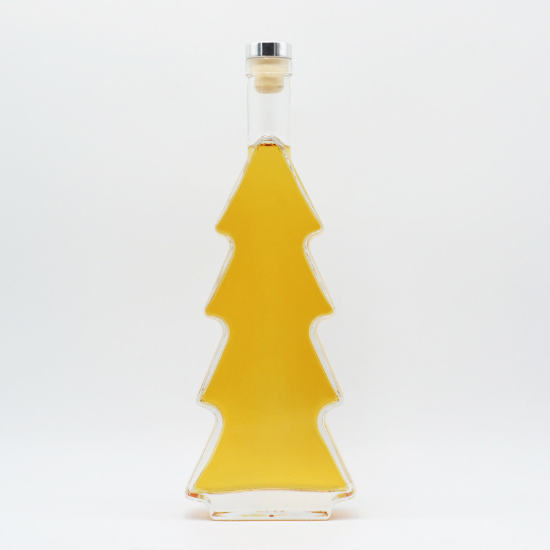 Flint Glass 700 ml Flasche für Wodka Rum Wein Tequila Spirituosen Alkohol