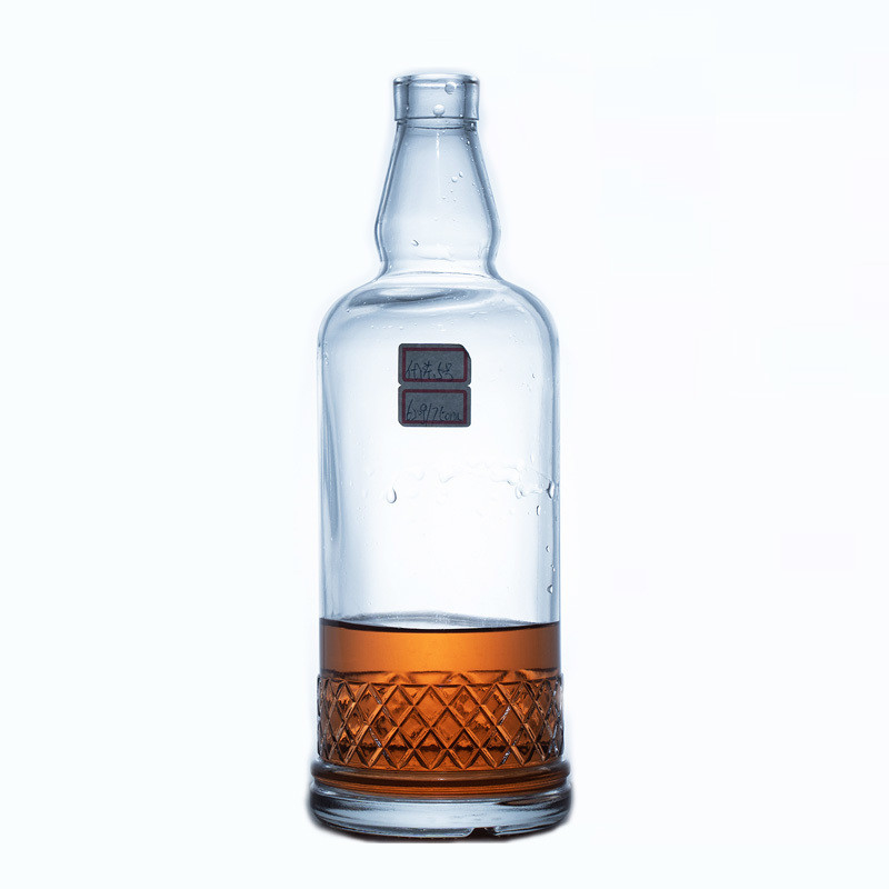 375 ml 500 ml 700 ml 750 ml 1000 ml Glaslikor Whisky Wodka Spirituosenflasche mit Guala Kappe