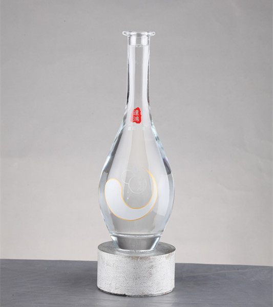 Leere Flaschen 750 ml Spirituosen und Likör Flasche mit Kork Siegel Schiff auf den Weltmarkt