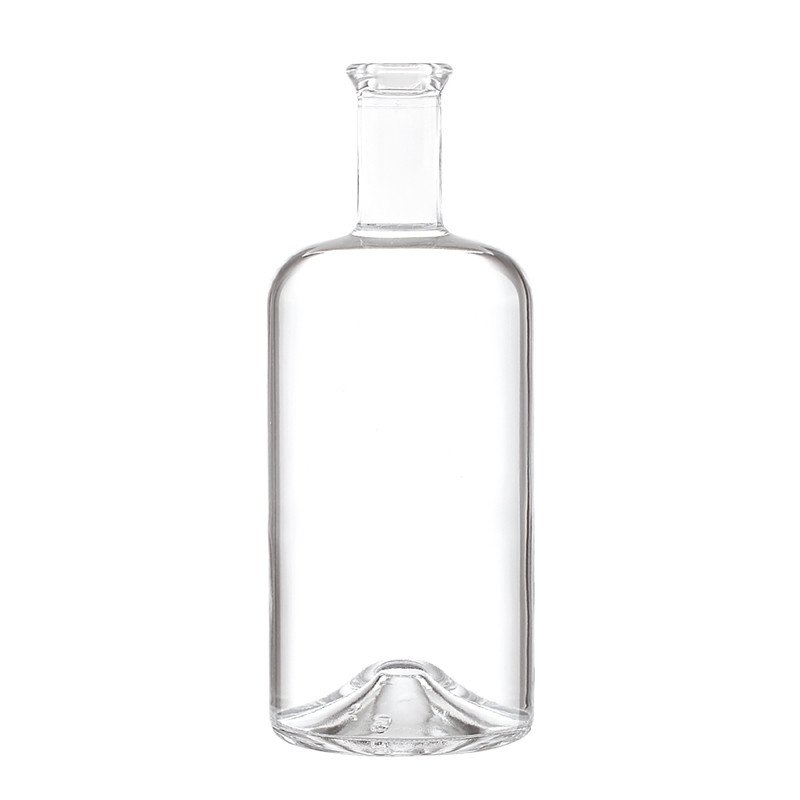 Crystal White 750 ml Super Flint Glasflasche für Whisky Tequila Champagner Rum Wodka
