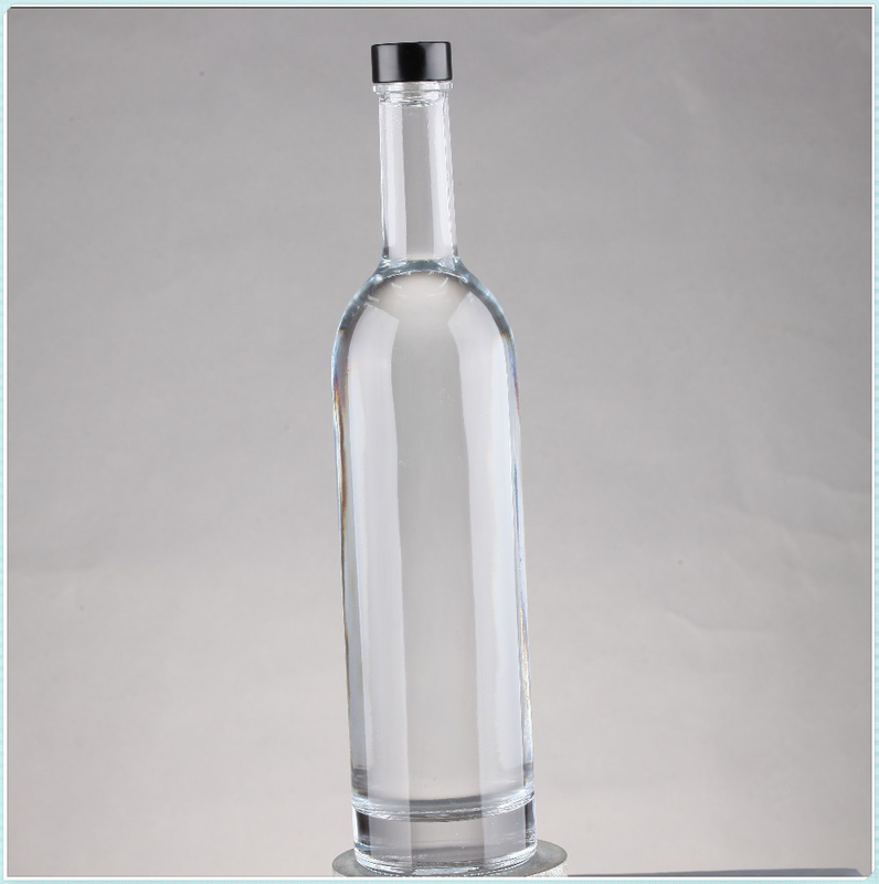 Durchsichtige leere Warmstempel Super Flint Glas Flaschen mit Korken 75cl 750ml Kapazität