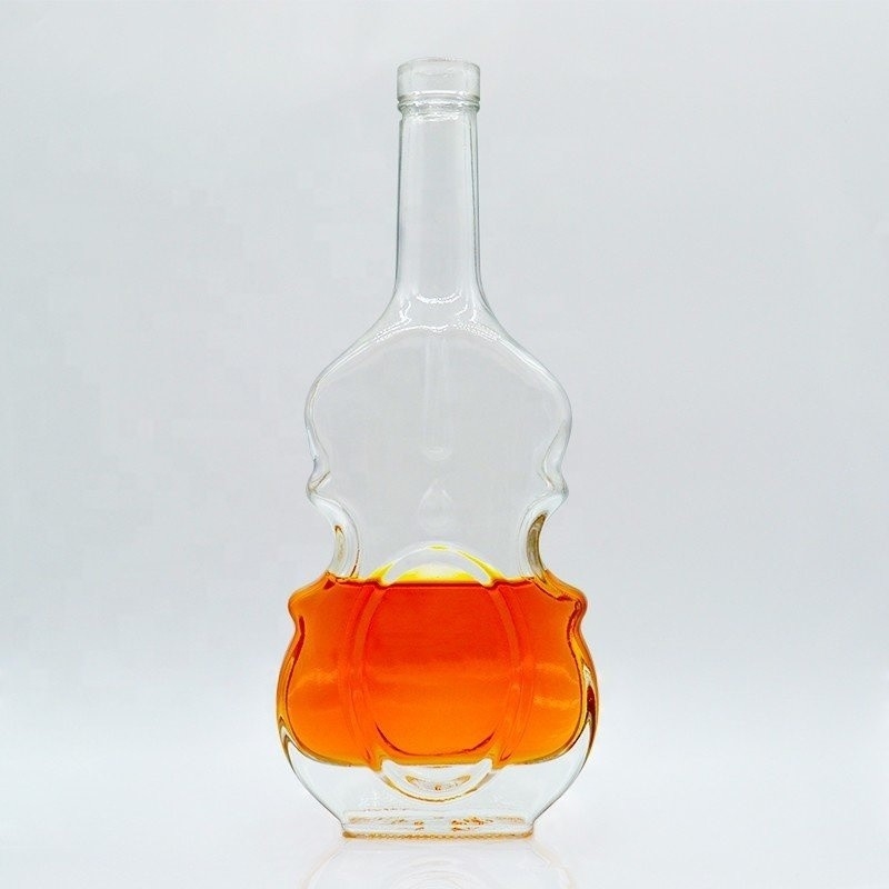 Maßgeschneiderte 750 ml/500 ml Glasflasche für Spirituosen Verpackung Abdrehkappe Versiegelung Typ