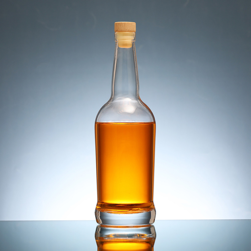 Farbspray-Wodka-Glasflasche 750 ml mit Super Flint Glasmaterial