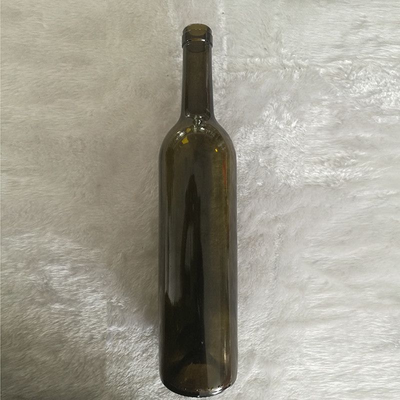 Warmstempel 750 ml Bernsteinflasche für Wodka Whisky Brandy Getränk