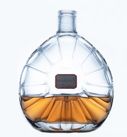Industriegetränke 1L Glasflasche mit langem Hals und Whisky-Kork