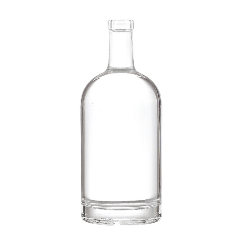 Super Flint Glasmaterial 200 ml 500 ml 750 ml 1000 ml leere Glasflaschen mit Korkkappe