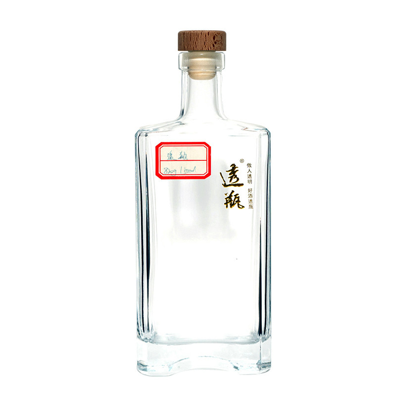 375 ml 500 ml 700 ml 750 ml Green Square Gin Glasflasche für angepasste Spirituosen in Grün