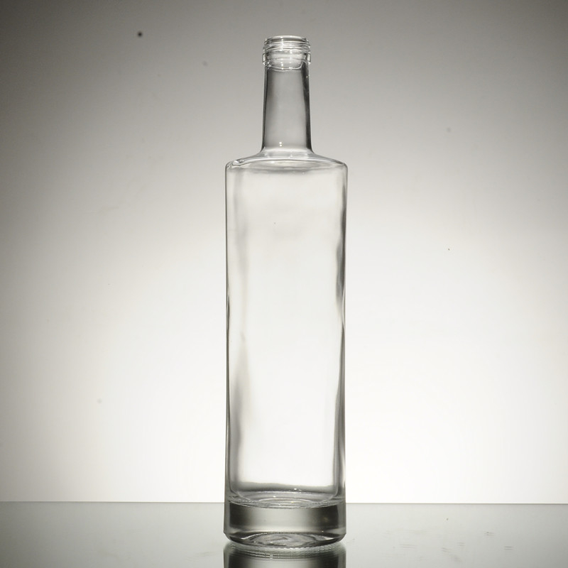 Glasflasche für Wein mit Korken und Deckel 750 ml leere Xo Brandyflasche