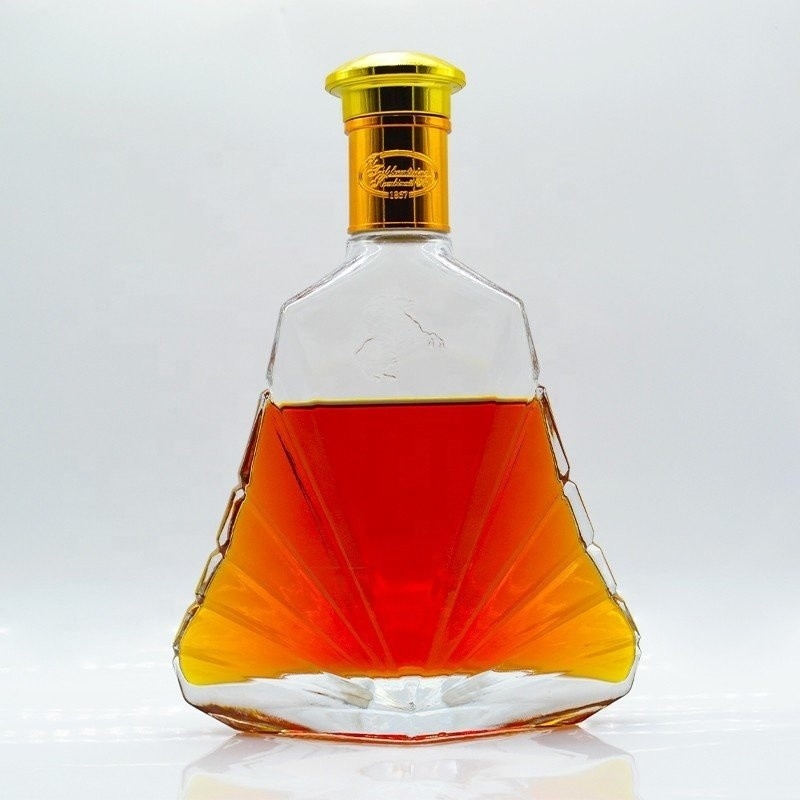 Brandy Flaschen Custom Design Leere Flasche für 750 ml Wodka Glasflasche