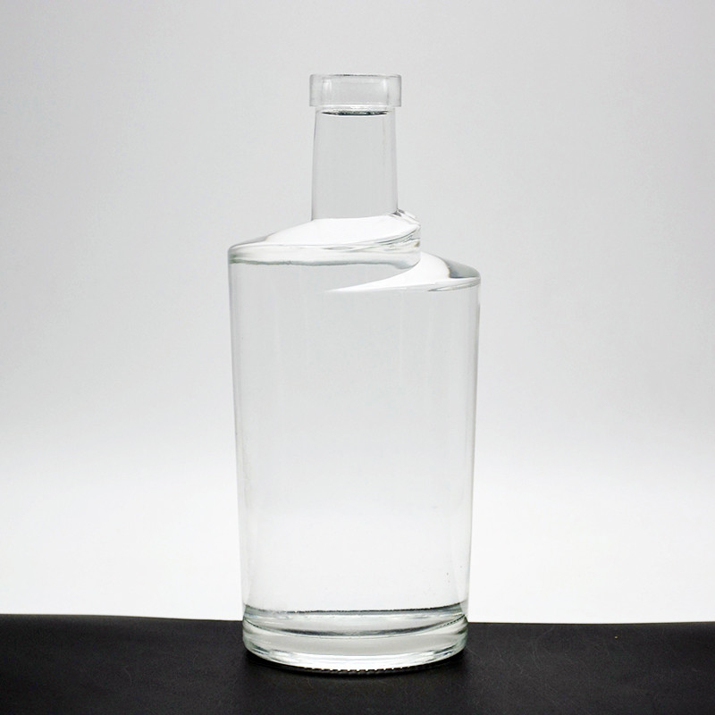 Decal Oberflächenbehandlung 750 ml Liquor Glasflasche für individuelle Form Schulter Rotation