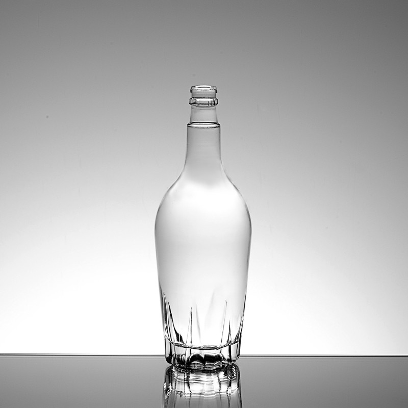 750 ml 700 ml klare Korkflasche mit Super Flint Glasmaterial