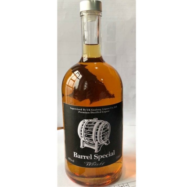Schraubverschluss Flaschendeckel 700ml Whisky klare leere Glasflaschen für Wein OEM/ODM Willkommen